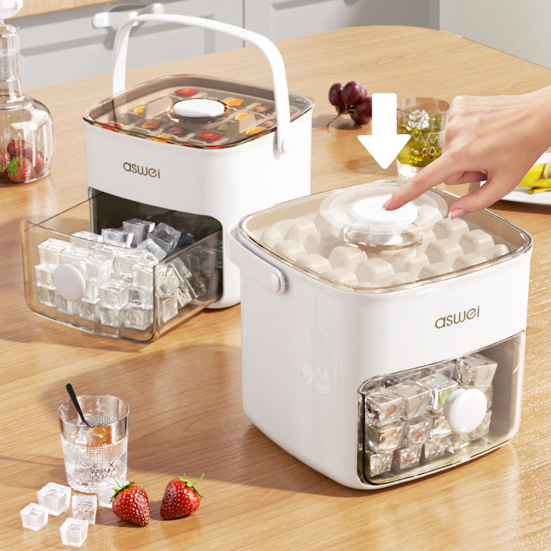 48 Grid Ice Cube Mold Large Capacity Ice Storage
