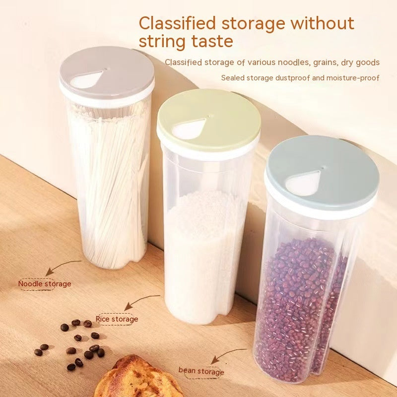Round Noodles Kitchen Storage Box
