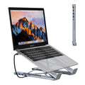 8-In-1 Docking Station Laptop Stand with USB Hub